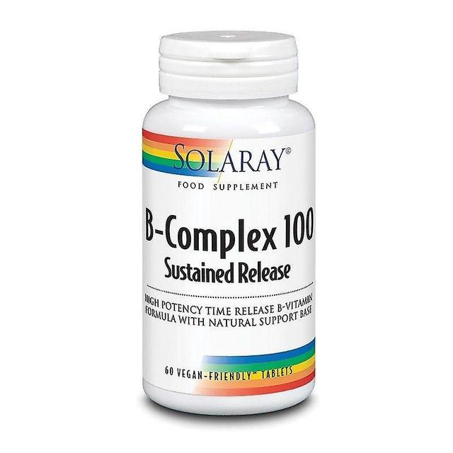 Solaray B-Complex 100 Sustained Release Tablets 60 (1228) on Productcaster.