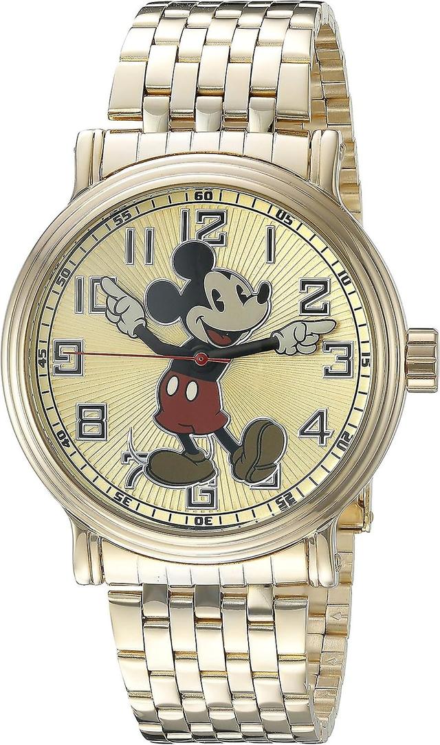 DISNEY Men's Watch W002413 Gold and White on Productcaster.