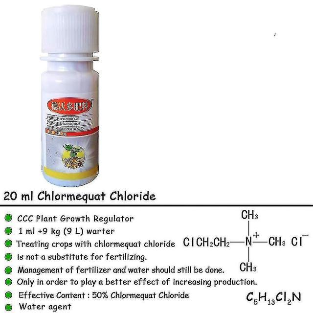 Cycocel Chlormequat Chloride Aid Fertilizer For Plant Growth 4PCS on Productcaster.