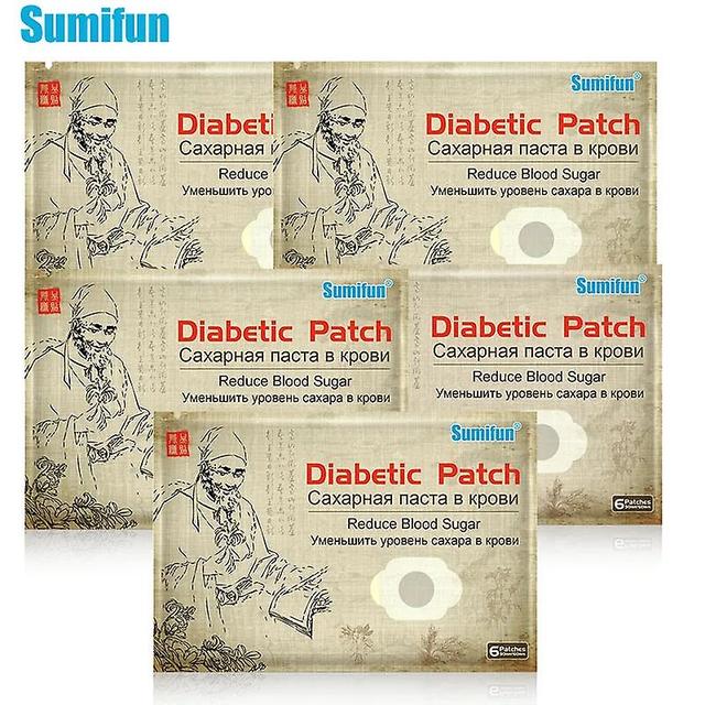 Qian Sumifun 12/18/36/48Pcs Patch Diabétique Baisse De La Glycémie Herbes Naturelles Contrôle De La Glycémie Plâtres De Soins De Santé Médicains Au... on Productcaster.