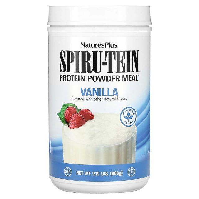 Nature's Plus NaturesPlus, Spiru-Tein, Proteínové Práškové Jedlo, Vanilka, 2,12 libier (960 g) on Productcaster.