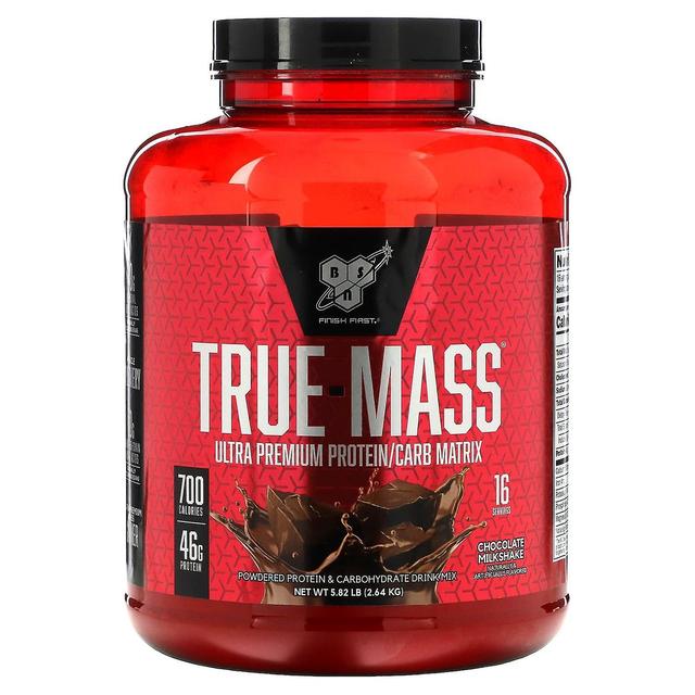 BSN, True-Mass, Ultra Premium Protein / Carb Matrix, Chokolade Milkshake, 5,82 lbs (2,64 kg) on Productcaster.