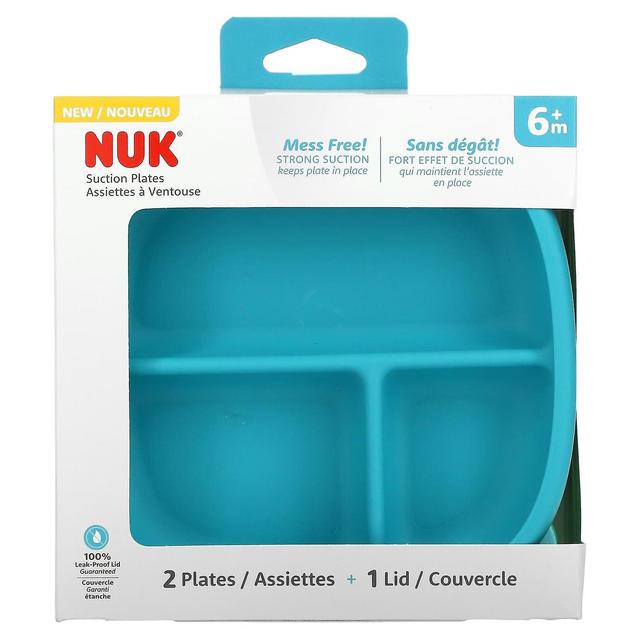 NUK, Suction Plates, 6M+, 2 Pack on Productcaster.