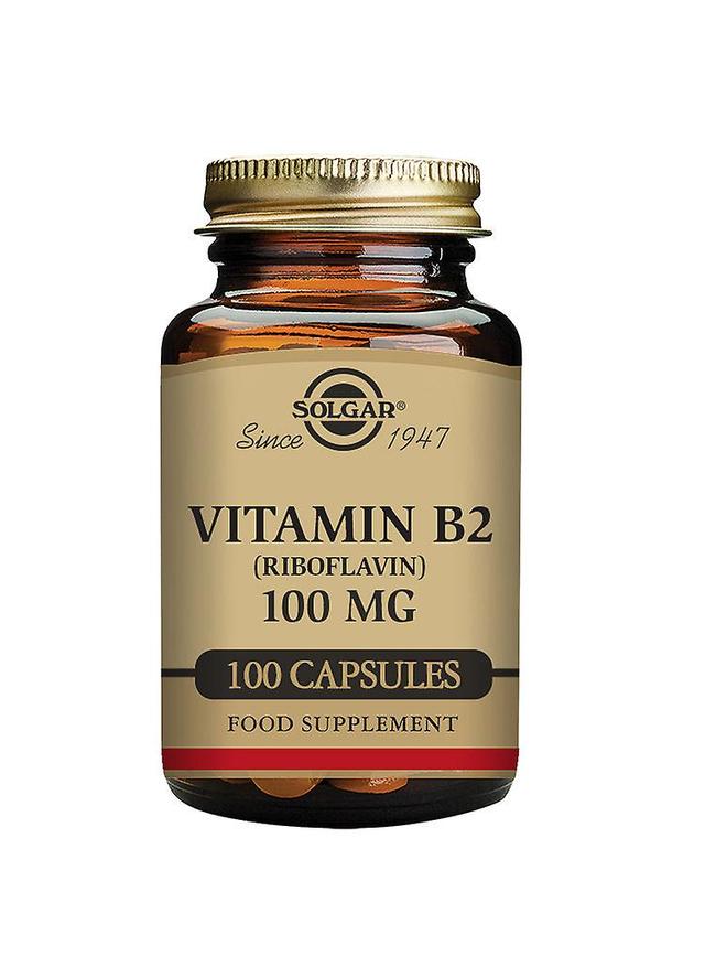 Solgar vitamin b2 (riboflavin) 100mg 100's on Productcaster.