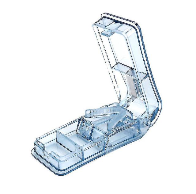 Pill Cutter With Blade - Pill Separator For Precise Pill Cutting Into Quarters on Productcaster.