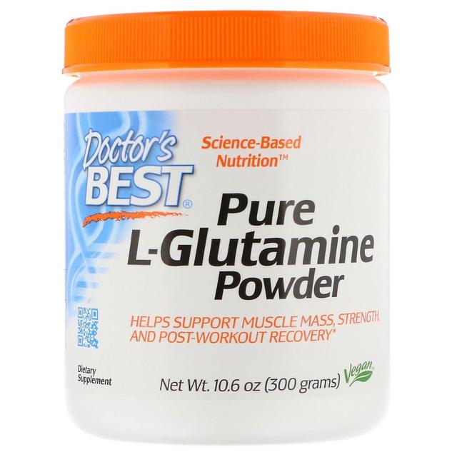 Doctor's Best, Pure L-Glutamine Powder, 10.6 oz (300 g) on Productcaster.