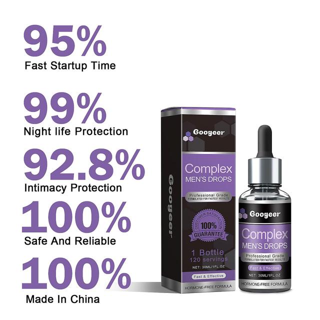 Complex Drops For Men, Inhibitor Supplement Drops, Complex Men's Drops, Secret Drops For Strong Men 1PCS on Productcaster.