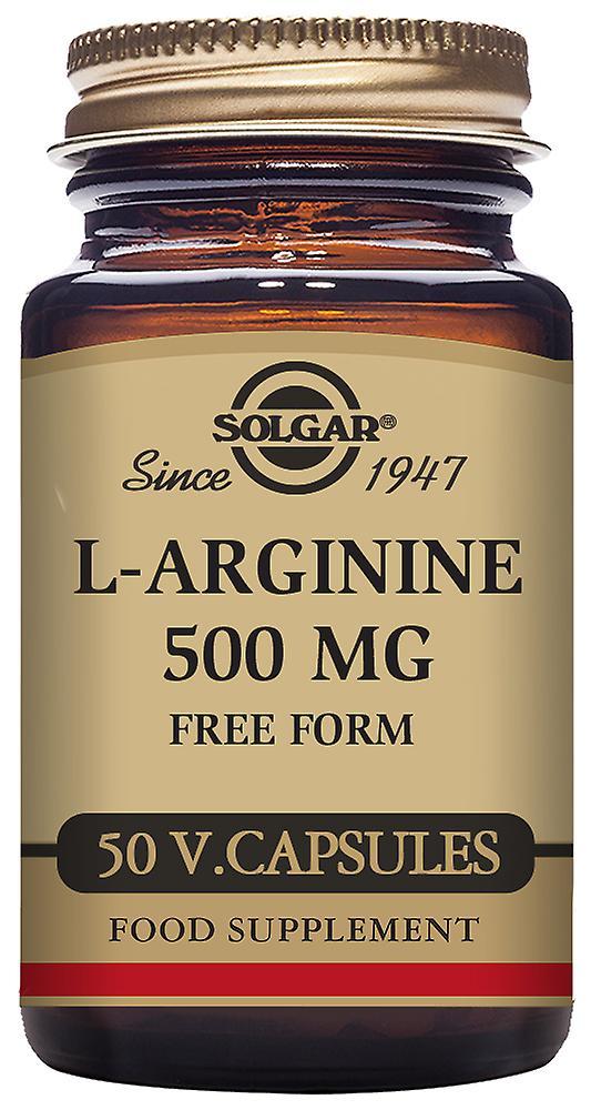 Solgar L-Arginine 500 mg 50 Vegetable Capsules on Productcaster.