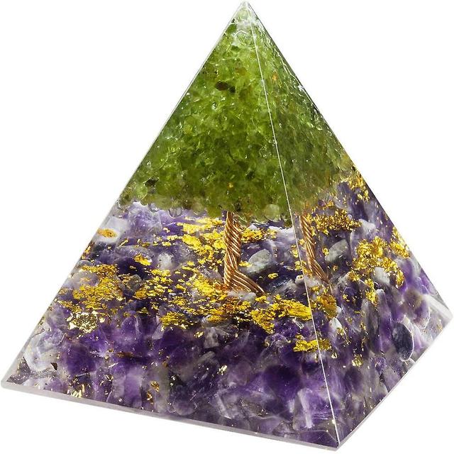 DeliaWinterfel Healing Crystal Energy Generator Blanacing Orgonite Pyramide E-5cm / on Productcaster.