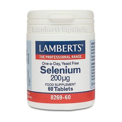 Lamberts Selenium 60 tablets of 200μg on Productcaster.