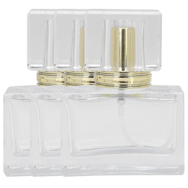 Perfume Spray Bottle Glass Dis Refillable Perfume Spray Bottle - 3pcs Glass Empty Dispenser in Gold Color on Productcaster.