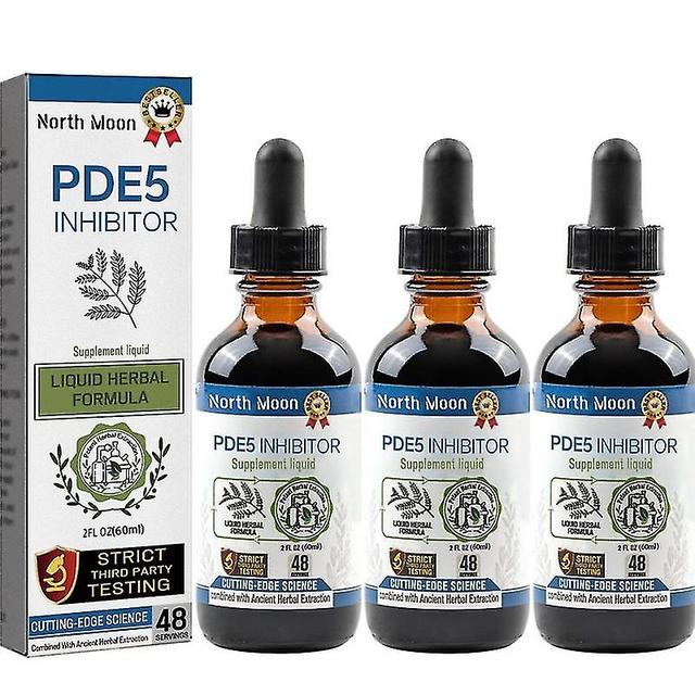 3 stuks Pde5 Inhibitor Supplement Drops Uithoudingsvermogen Uithoudingsvermogen & Kracht Booster Happy Wife Secret Drops on Productcaster.