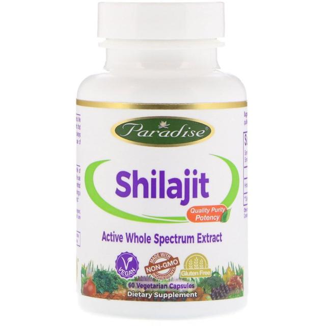 Paradise Herbs, Shilajit, 60 Vegetarian Capsules on Productcaster.