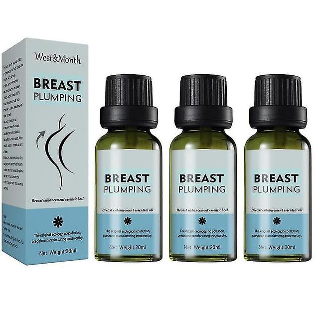 3pcs Big Bust Brustmassage Vergrößerungsöl Natürliche Pflanze Big Boobs Butt Enhancer on Productcaster.