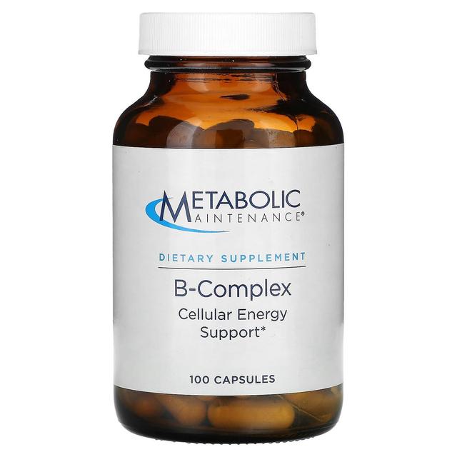 Metabolic Maintenance Mantenimento Metabolico, B-Complex, 100 Capsule on Productcaster.