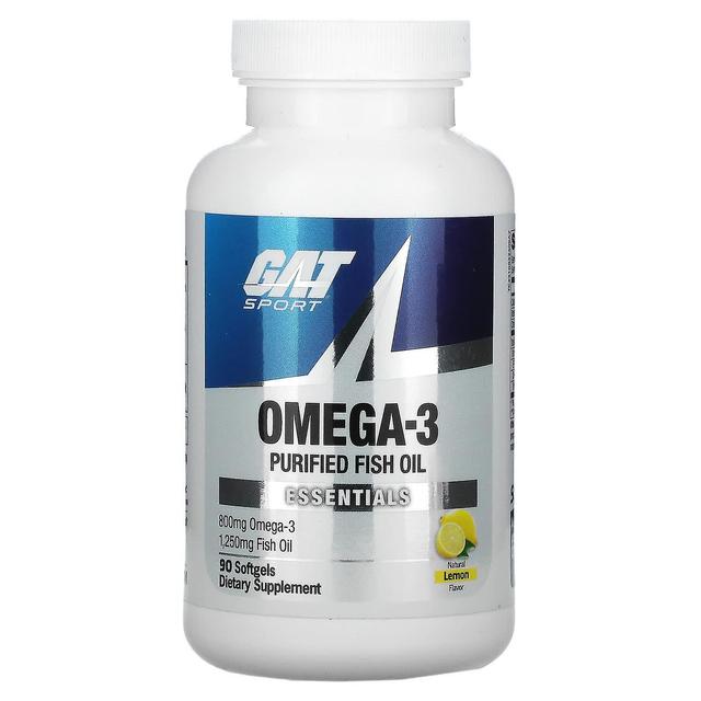 GAT, Omega-3, Citron, 90 Softgels on Productcaster.