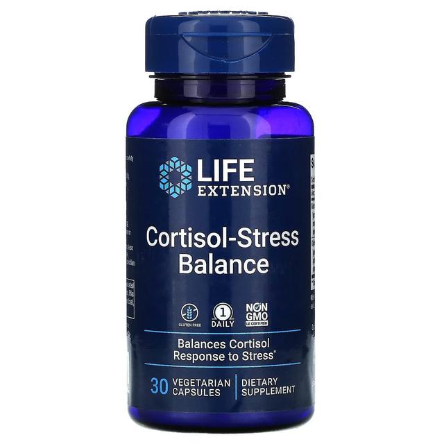 Life Extension Estensione della vita, equilibrio cortisolo-stress, 30 capsule vegetariane on Productcaster.