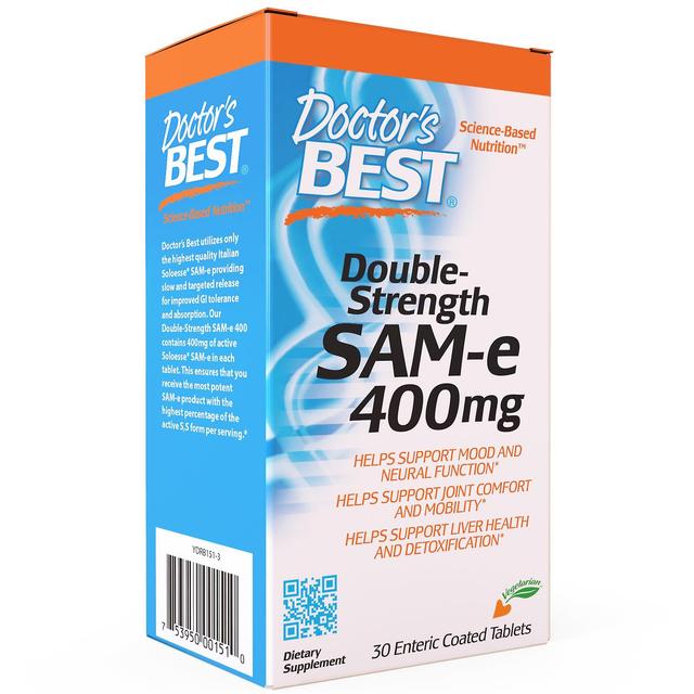 Doctor's Best SAM-e 400 mg 30 magensaftresistente Tabletten on Productcaster.