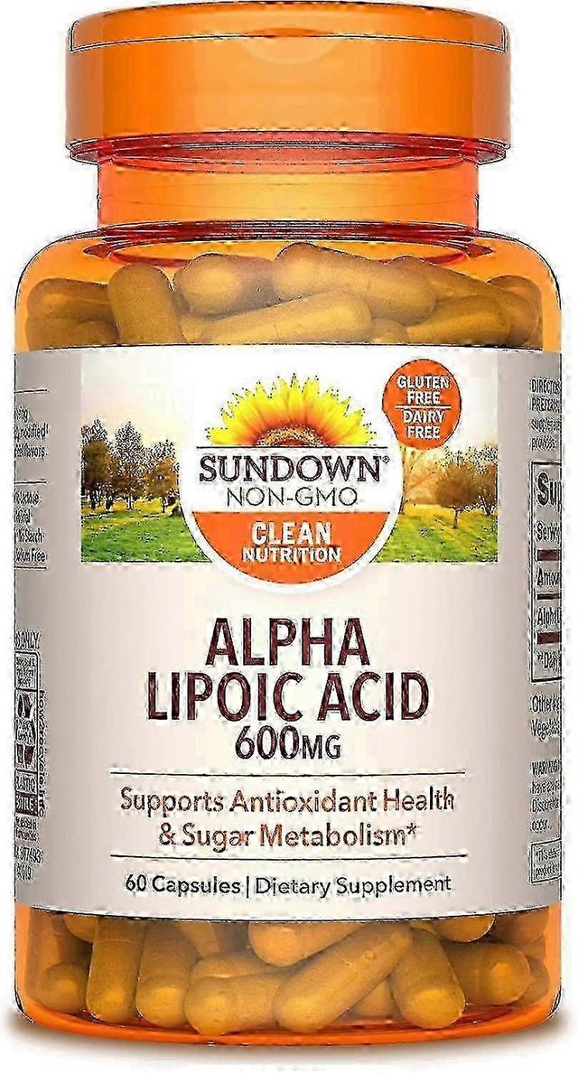 Sundown naturals super alpha lipoic acid, 600 mg, capsules, 60 ea on Productcaster.