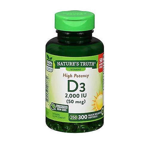 Sundance Nature's Truth High Potency Vitamin D3 Quick Release Softgels, 300 Caps (Pack of 2) on Productcaster.