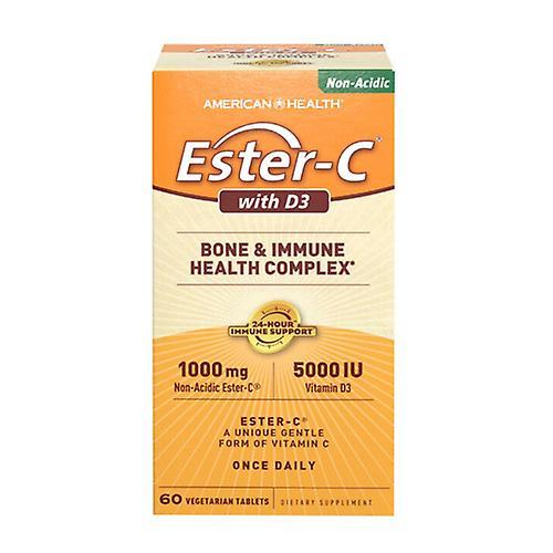 American Health Ester-C With D3,5000 IU ,60 Tabs (Pack of 6) on Productcaster.