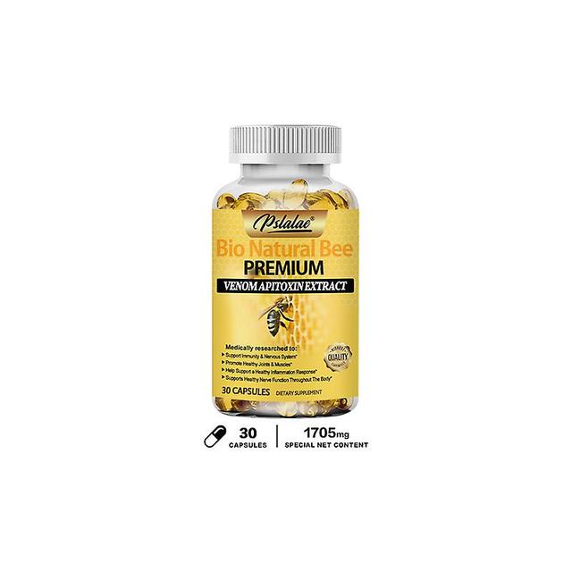 Vorallme Bee Capsules Enhance Immunity Antioxidation Effectively Relieve Joint Inflammation Non-gmo 120 Vegetarian Capsules 30 Capsules on Productcaster.