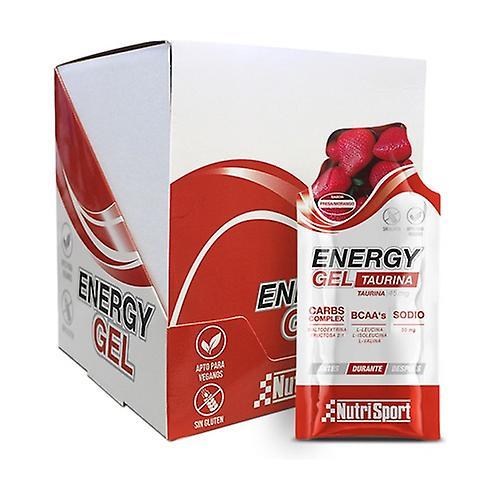 Nutrisport Energy gel taurine strawberry 24 units of 35g (Strawberry) on Productcaster.