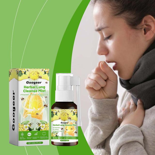 Zjrui Bienengift Herbal Lung Cleanse Mist Breathdetox Herbal Spray,Natural Herbal Lung Essence,Herbal Lung Cleanse Mist - Powerful Lung Support 3 Pcs on Productcaster.