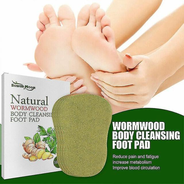 Kbear 16pcs Wormwood Body Cleansing Foot Patch Help Sleeping Detox Foot Pads Health on Productcaster.