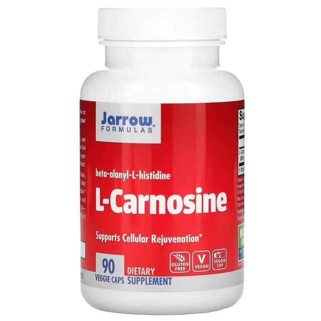 Jarrow Formulas, L-Carnosine, 90 Veggie Caps on Productcaster.