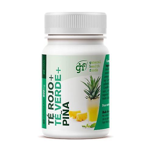 GHF Red tea + green tea + pineapple 60 capsules of 500mg on Productcaster.