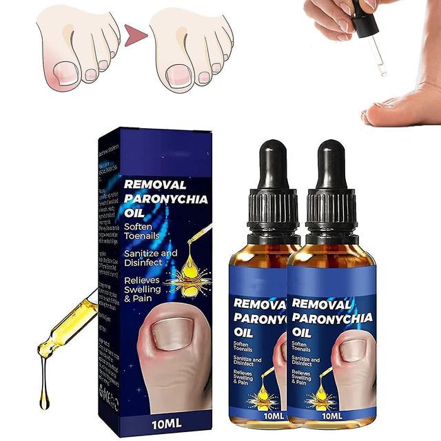 Tyska Toenailcare Removal Paronychia Oil, tyska Toenailplus Anti Paronychia Relief Oil för skadad missfärgning Nail 10ml 2 Pcs on Productcaster.