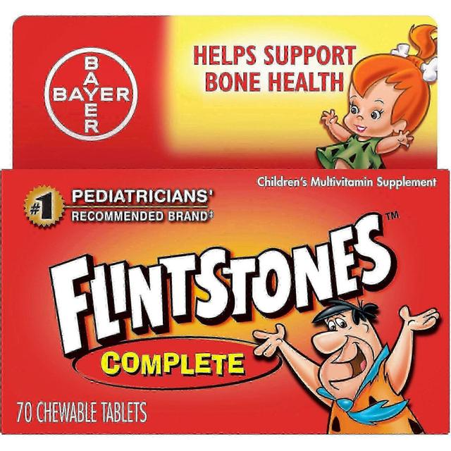 The Flintstones Flintstones children's complete multivitamin chewable tablets, mixed fruit, 70 ea on Productcaster.