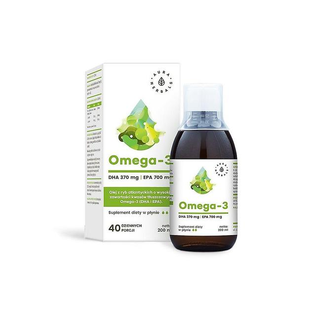 Aura Herbals omega 3 370 dha and 700 epa liquid 200 ml BI2833 on Productcaster.