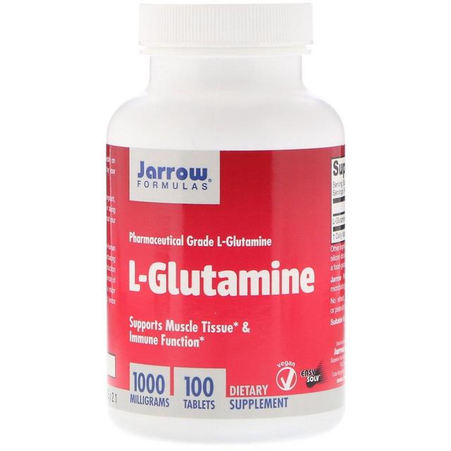 Jarrow Formulas Jarrow formler, L-glutamin, 1000 mg, 100 tabletter on Productcaster.