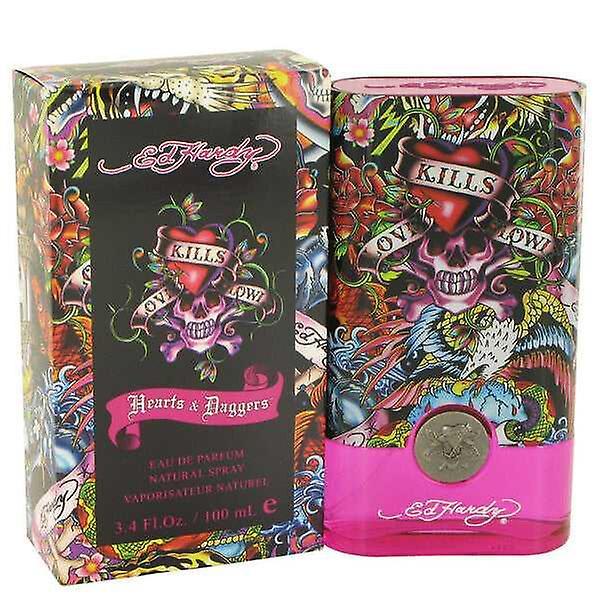 Ed Hardy Hearts & Daggers Eau De Parfum Spray 3.4 Oz For Women on Productcaster.