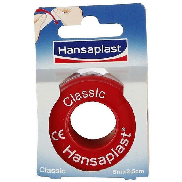 Hansaplast classic adhesive tape 5mx2.5cm 1pc on Productcaster.