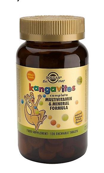 Solgar Kangavites Multivitamin & Mineral Tropical Punch Flavour Chewable Tablets, 120 on Productcaster.