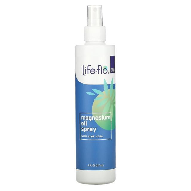 Life Flo Life-flo, Magnesium Oil Spray with Aloe Vera, 8 fl oz (237 ml) on Productcaster.