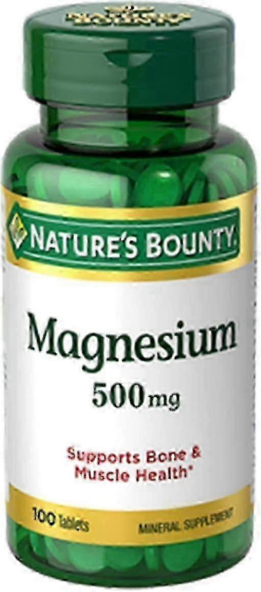 Natures Bounty Nature's bounty magnesium, 500 mg, tablets, 100 ea on Productcaster.