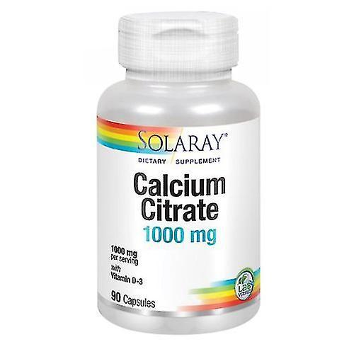 Solaray Calcium Citrate,1000 mg,90 Caps (Pack of 4) on Productcaster.