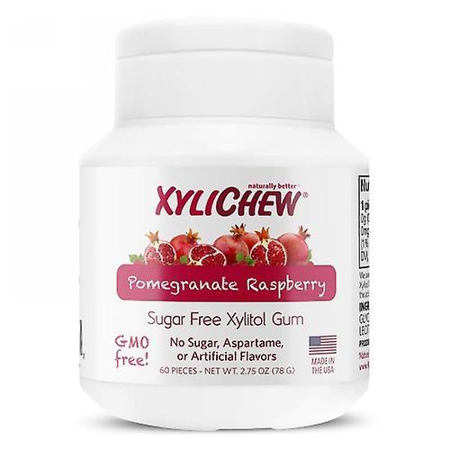 Xylichew Granada Raspberry Gum Jar, 0,0 60 piezas (paquete de 1) on Productcaster.