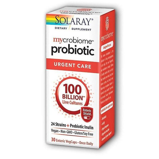 Solaray MyCrobiome Live Cultures 100bn Vegicaps 30 on Productcaster.