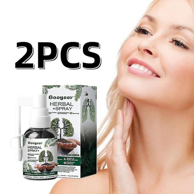 Sanne 2023 2pcs Respinature Herbal Lung Cleanse Mist-powerful Lung Support, Herbal Care Essence on Productcaster.