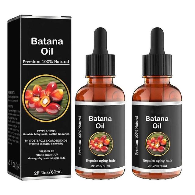 1/2/3pcs Batana Oil Organic For Healthy Hair Growth Natural Anti Hair Loss Care 2pcs on Productcaster.