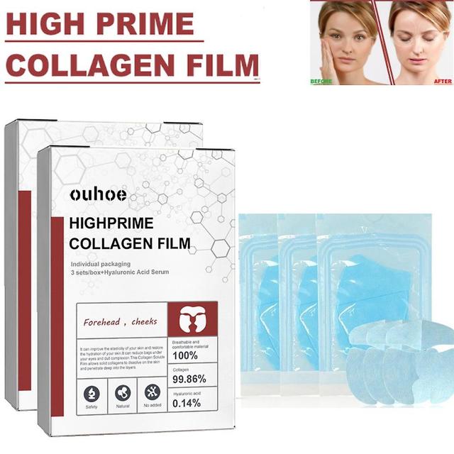 12pcs Highprime Collagen Film, Soluble Collagen Supplement Film, Hydrolysed Collagen Skin Protection For Firm Skin Anti Wrinkle on Productcaster.