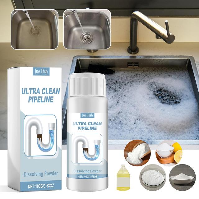 unbrand Ultra Clean Pipelines Dissolving Powder 100g GAO2648 A Free Size on Productcaster.