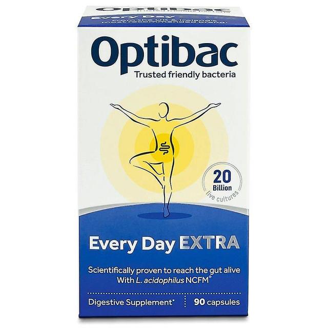 Optibac Everyday EXTRA Capsules 90 on Productcaster.