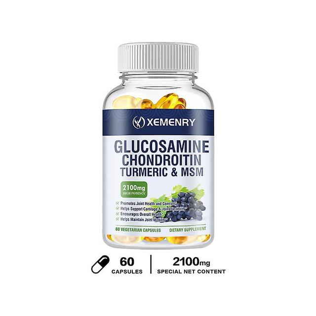 Vorallme Glucosamine Chondroitin Capsules With Msm And Elderberry - Adult Joint Support, Antioxidant Immune Support Capsules 60 Capsules on Productcaster.