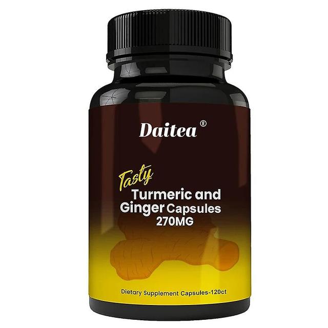 Visgaler Daitea Turmeric Capsules 270 Mg -effective In Soothing Joints, Ligaments, Tendons And Muscles, Anti-inflammatory 120 count-1 bottle on Productcaster.